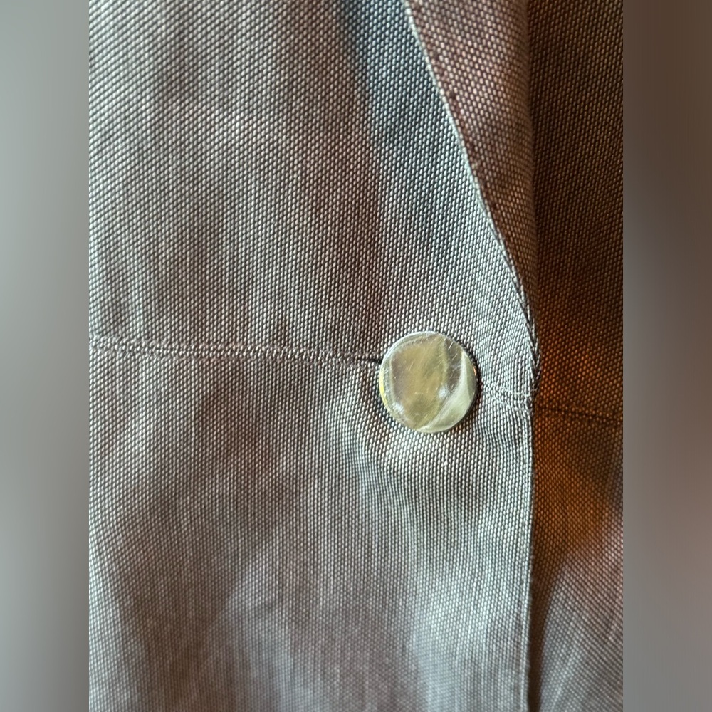 Calvin Klein Women's One Button Lux Blazer with 2 pockets 10 - Picture 3 of 10